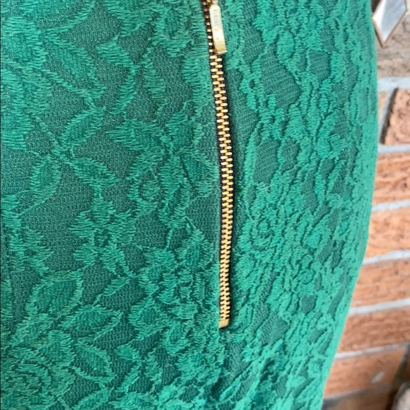 πΌ Zara Green Lace Pencil Skirt - Picture 5 of 5